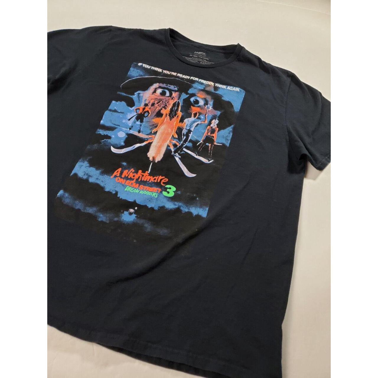 Nightmare On Elm Street 3 T Shirt 2XL Mens Black... - Depop