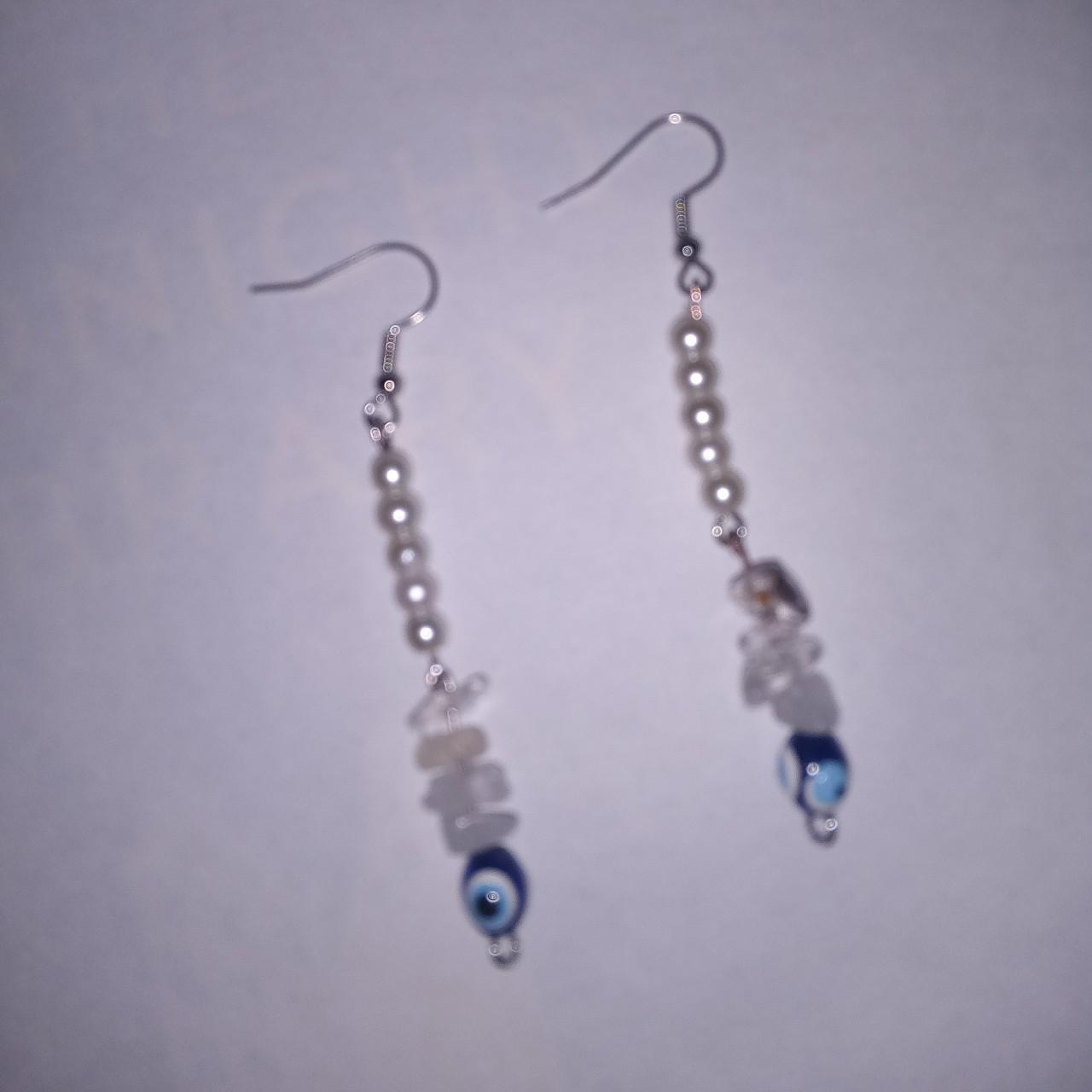 Product Image 3 - 🧿#Evil eye inspired #earrings🧿 with