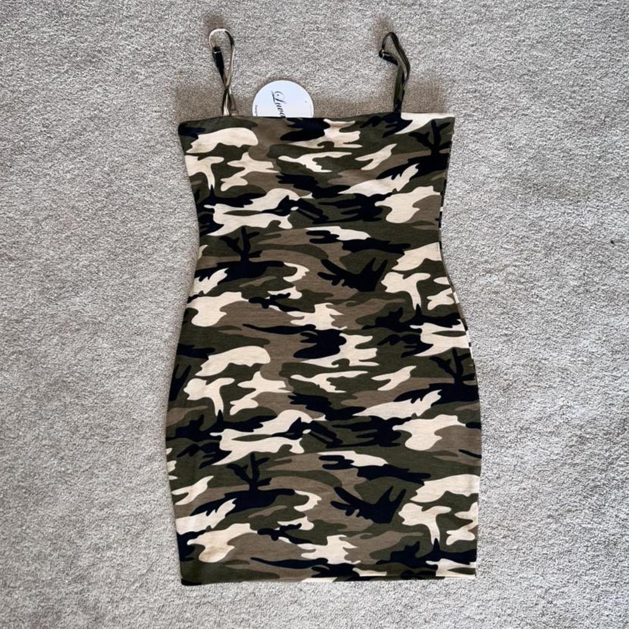 Fashion nova shop camo dress