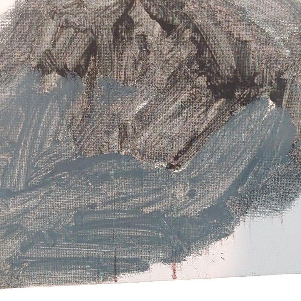 Acrylic / washable paint on canvas painting "Hand... Depop