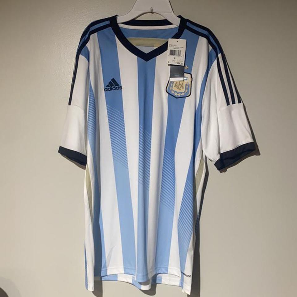 Argentina 2013/2014 World Cup Home Jersey Adidas Soccer Shirt