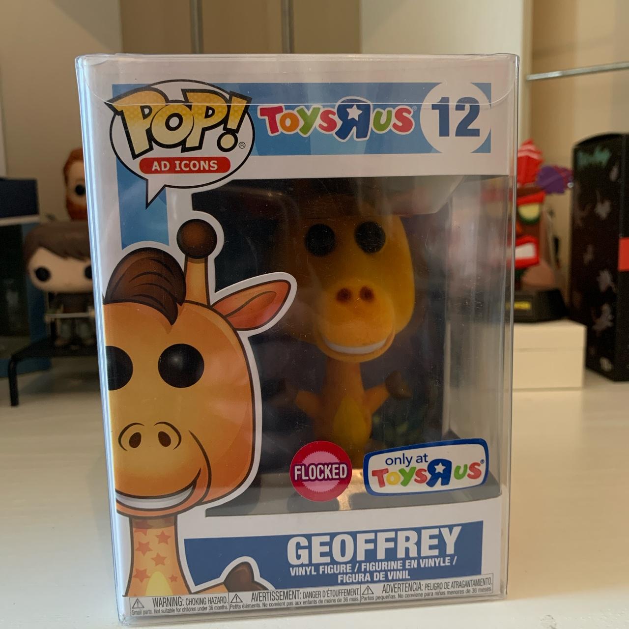 Toys r us hot sale geoffrey pop flocked