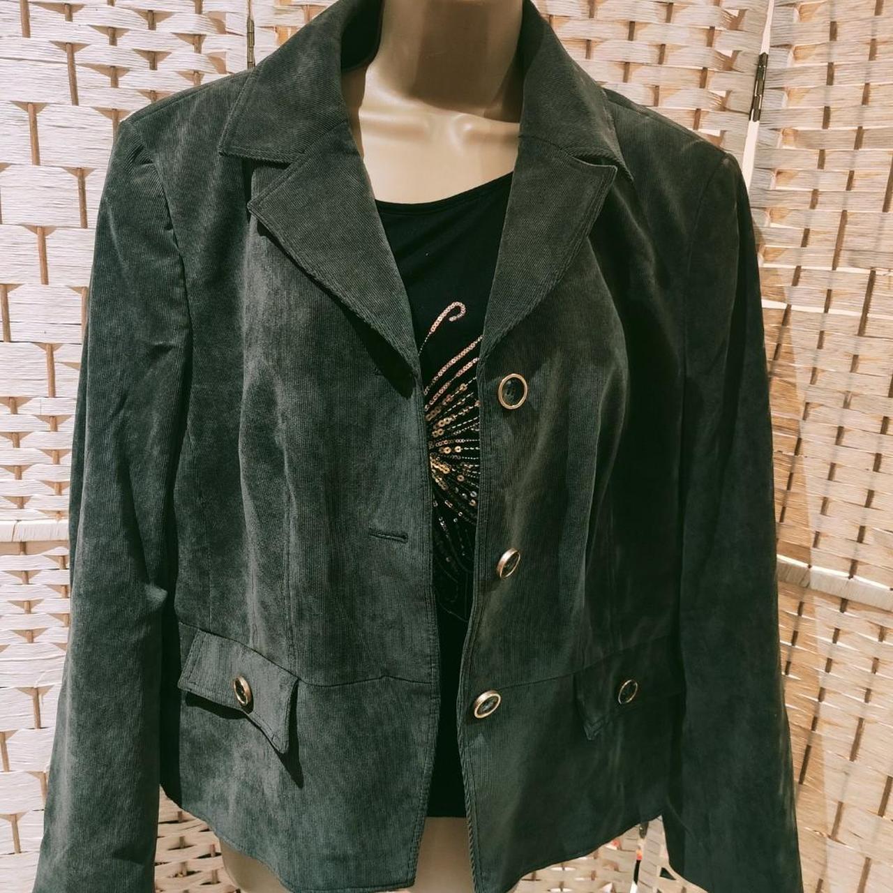 Women's Khaki and Green Jacket | Depop