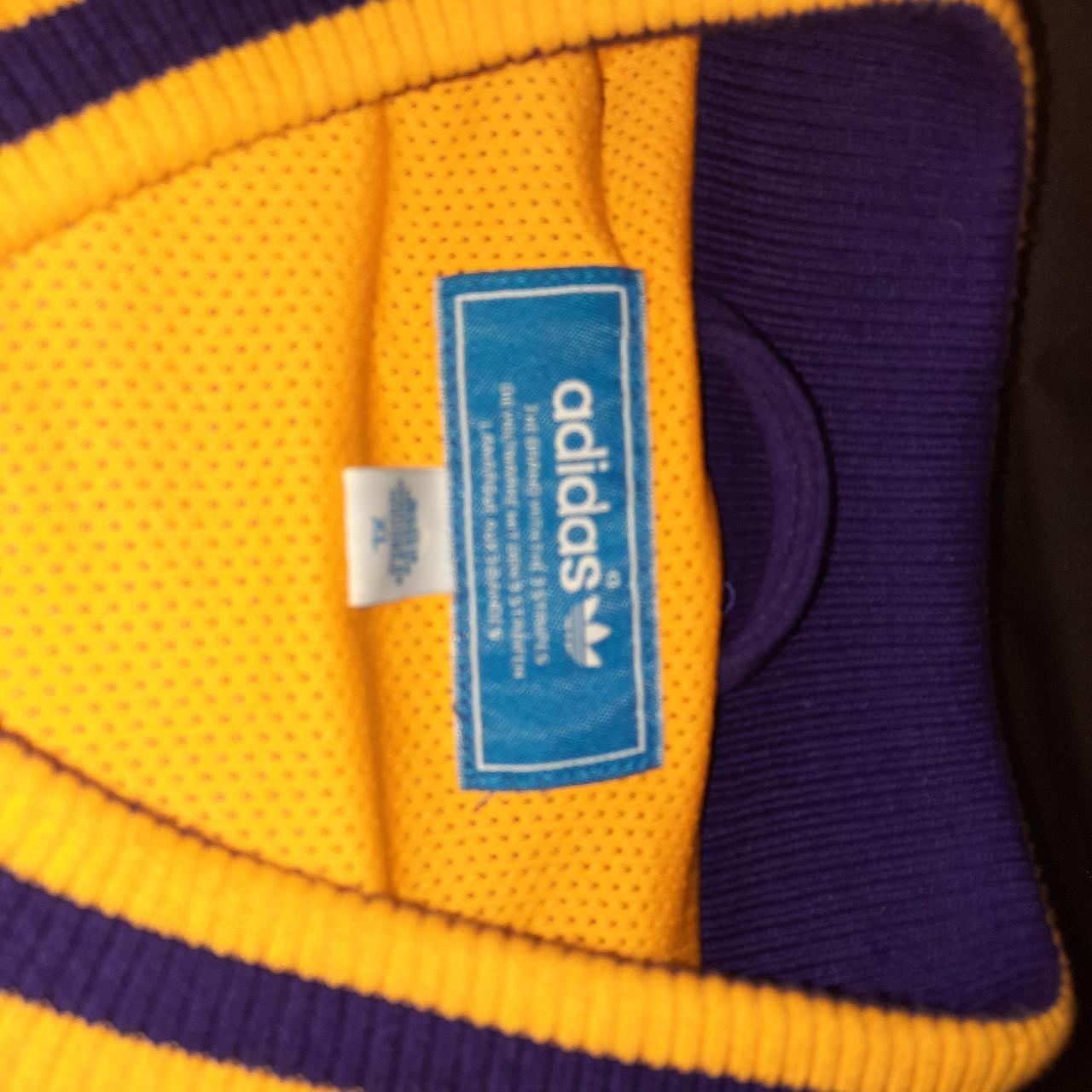 Vintage Adidas Lakers Hoodie!! 10/10 condition no - Depop
