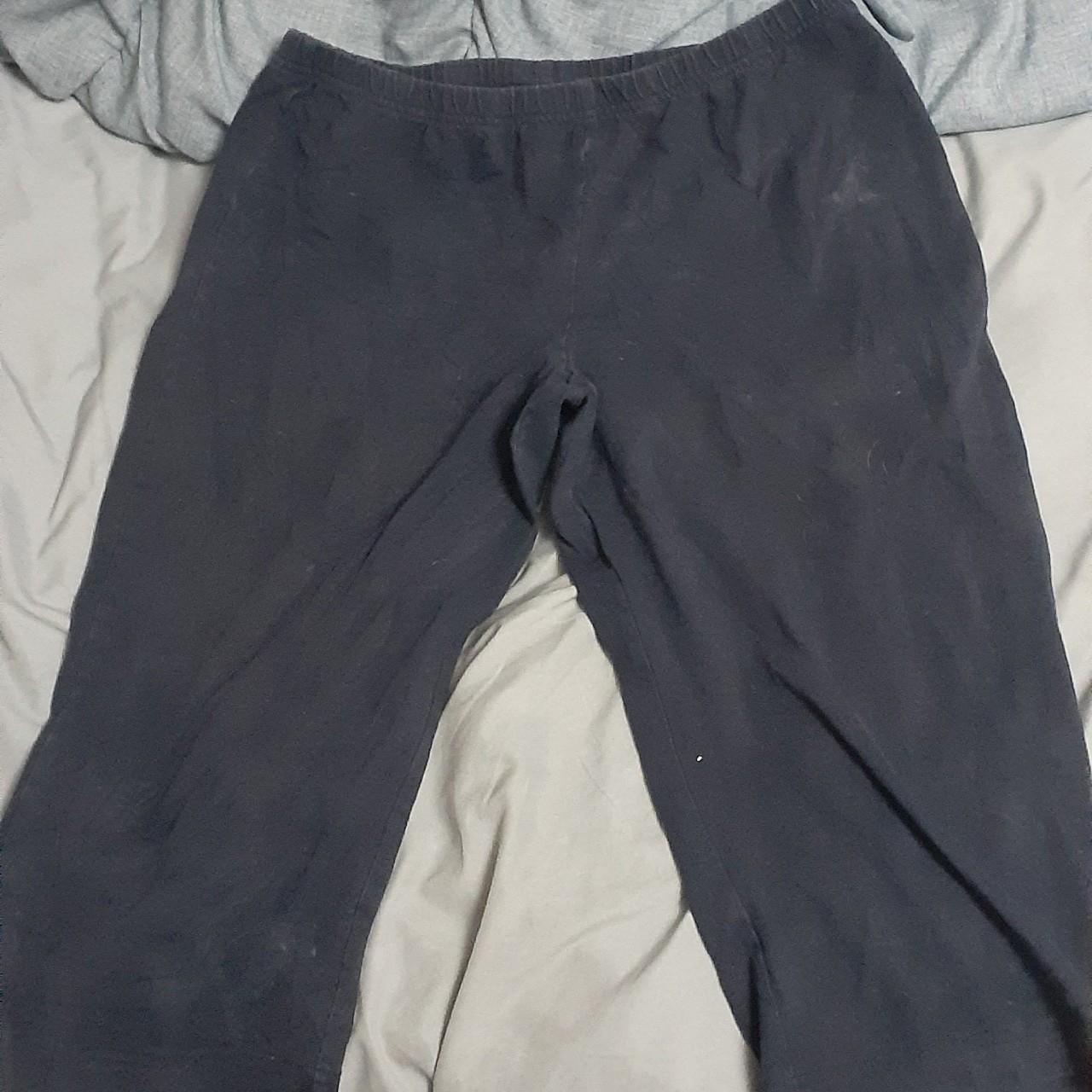 Basic editions navy blue leggings. No size tag, fits - Depop