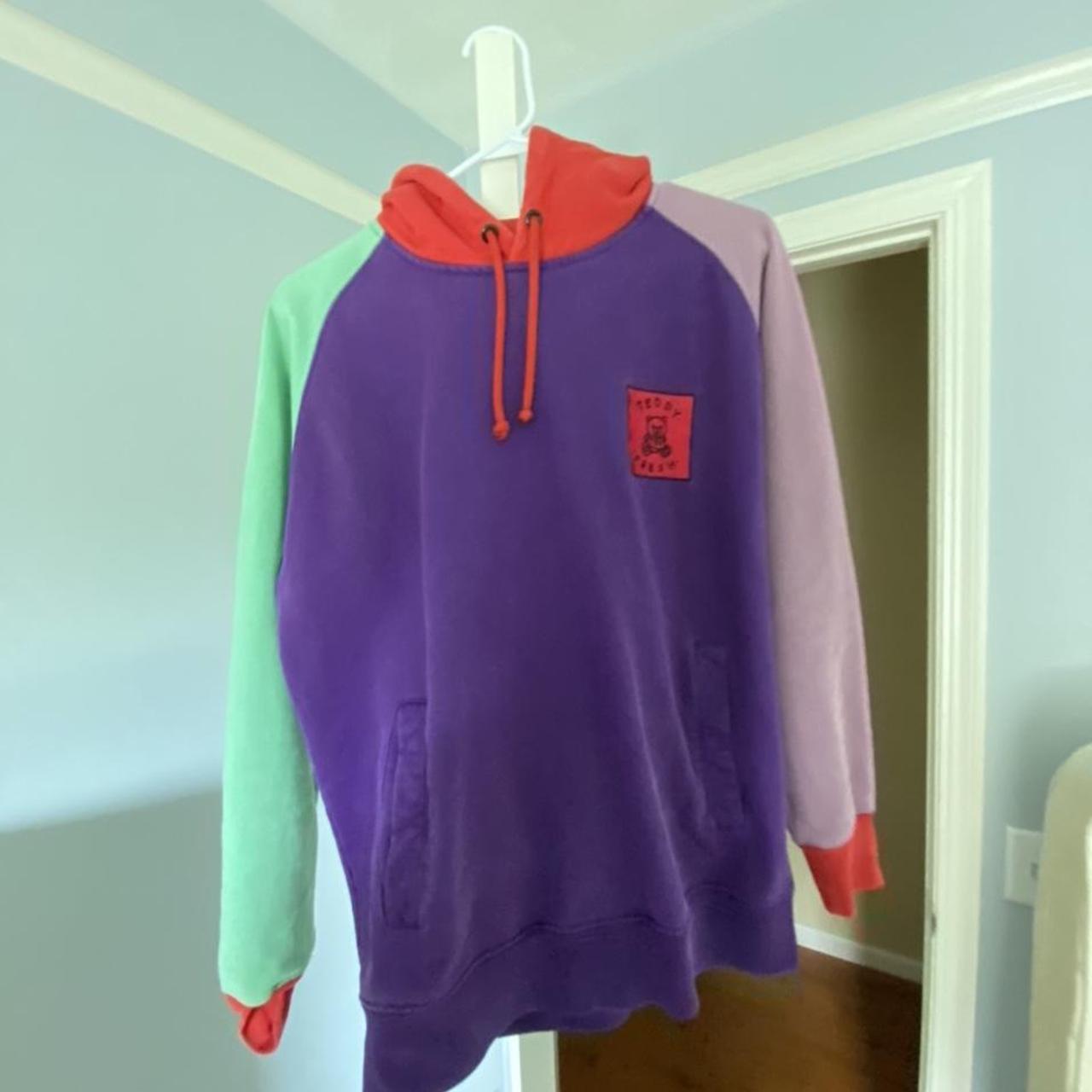 H3h3 color block fashion hoodie