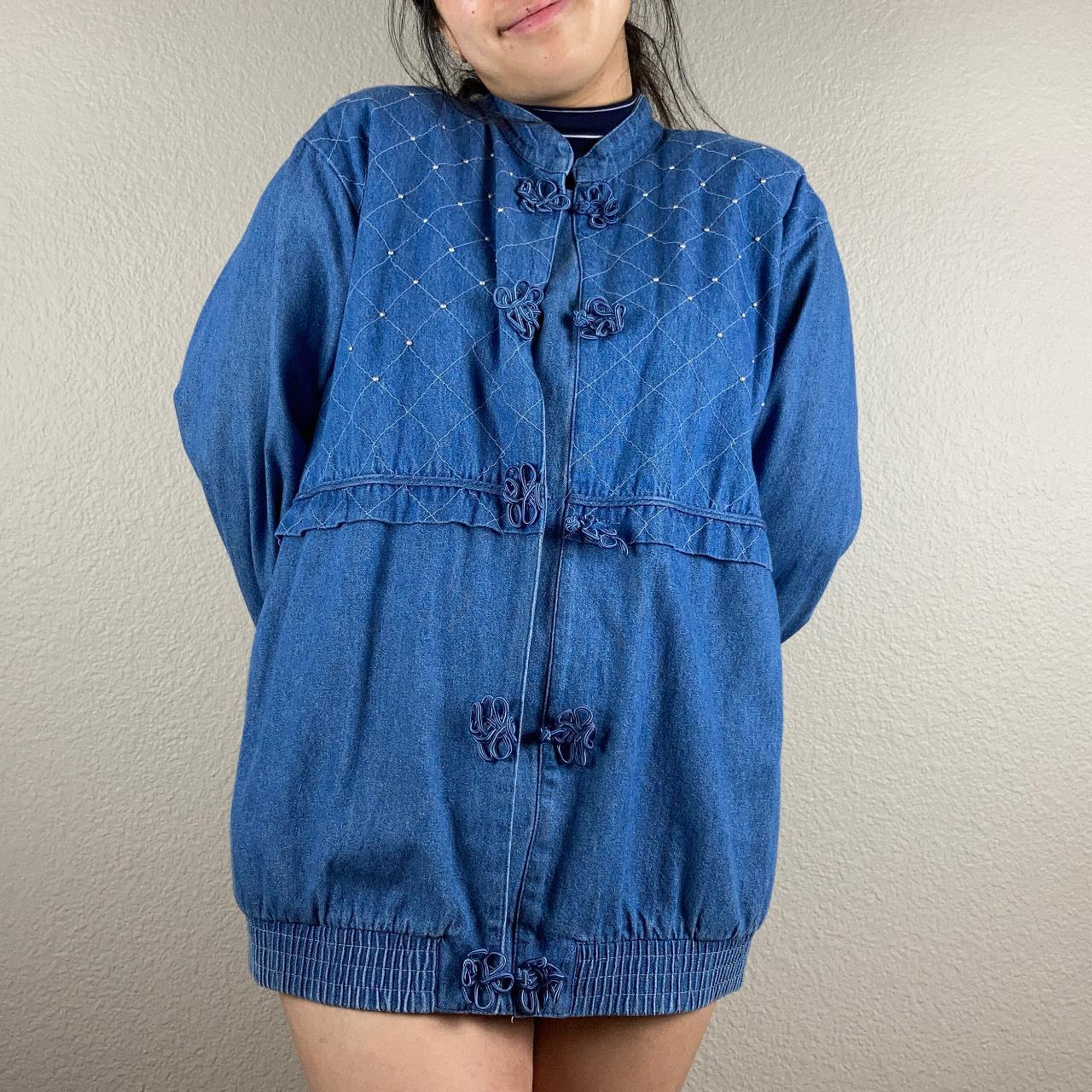 80s Vintage Saint Germain Paris Denim Jacket - offers M