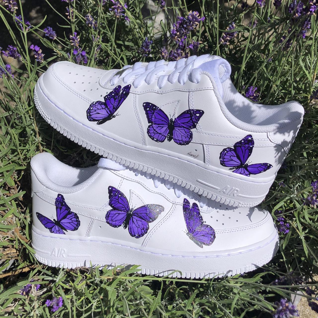 purple butterfly air forces