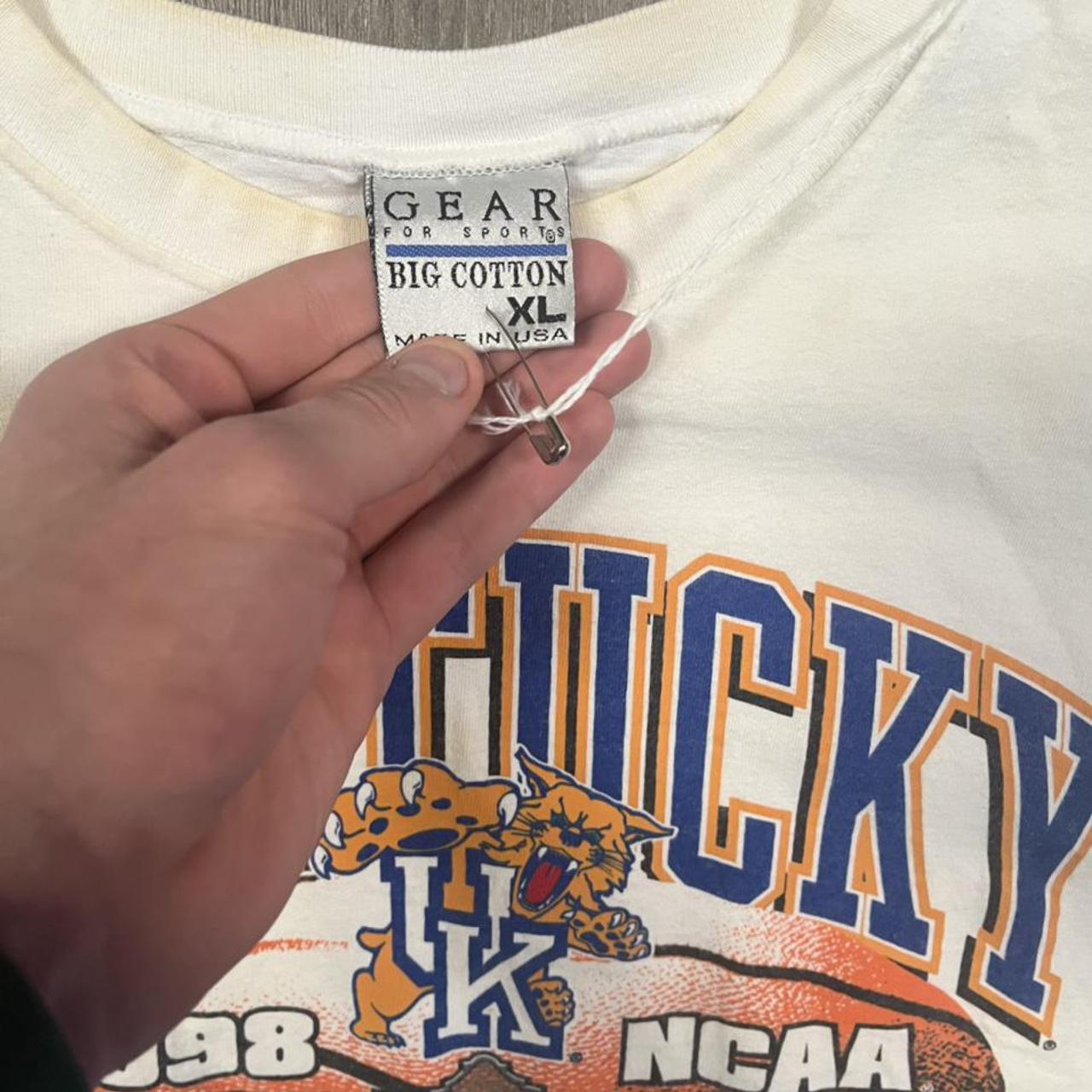 Kentucky 1998 Final Four Shirt Tagged XL on GEAR... - Depop