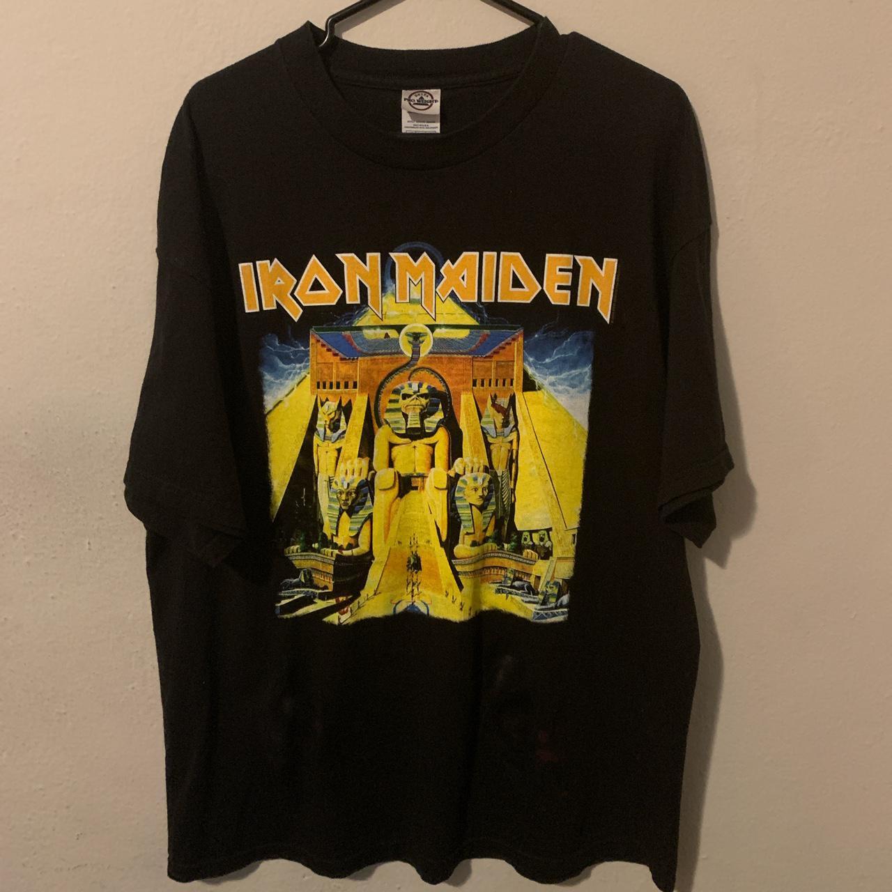IRON MAIDEN World Slavery Tour ‘84-85 T-Shirt XL... - Depop