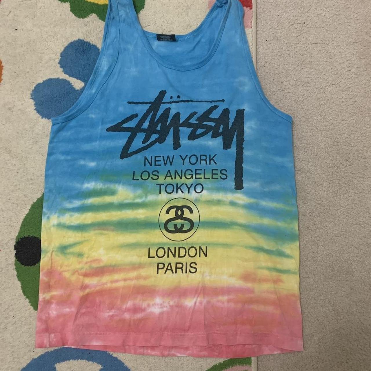 stussy singlet mens