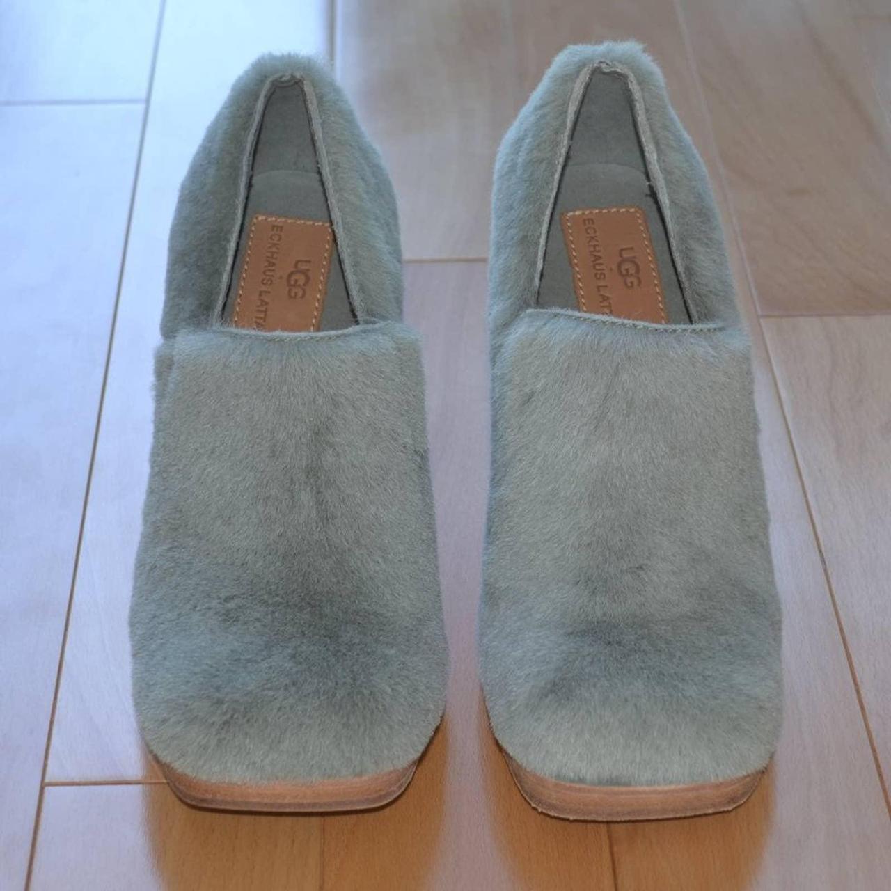 Eckhaus Latta Women's Grey and Tan Courts (3)