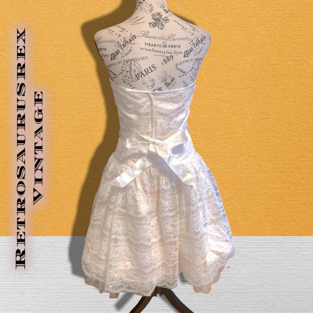 Gunne Sax Women's Cream Dress (2)