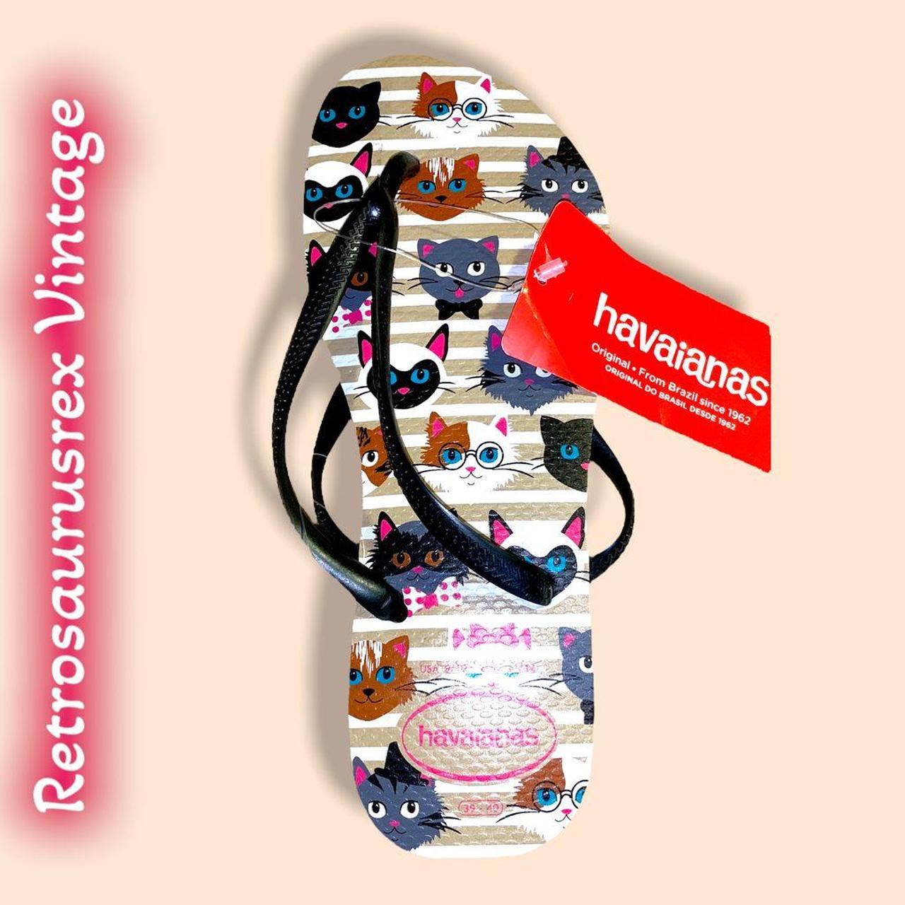 Havaianas Women's Grey and Black Sandals (2)