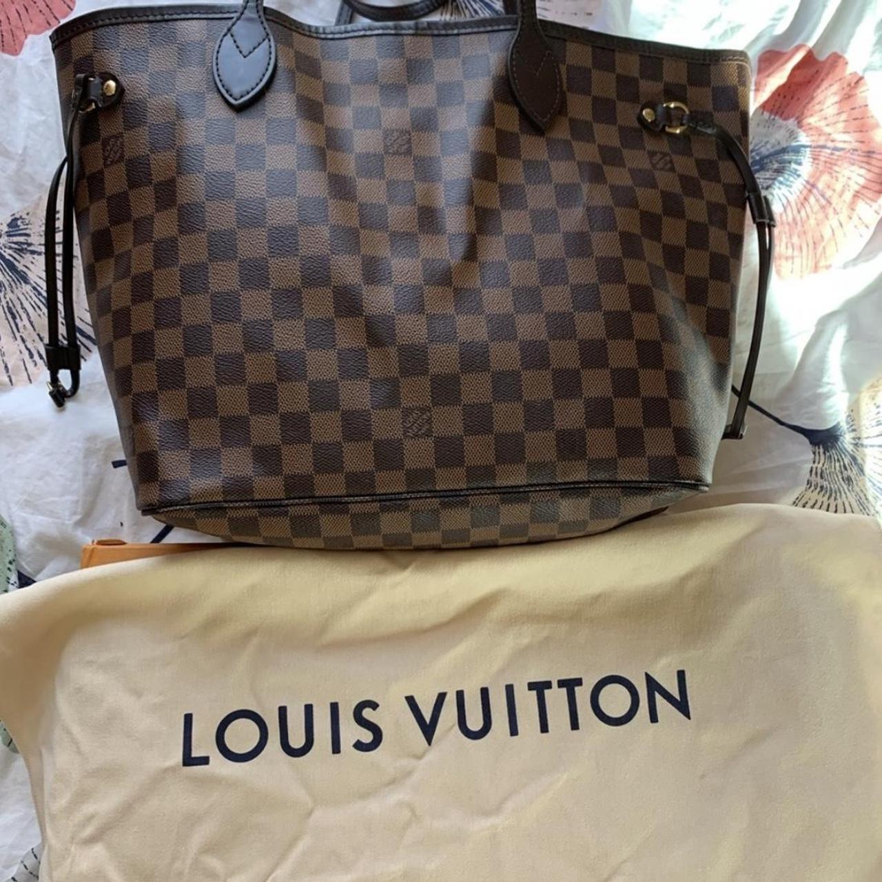 Authentic Louis Vuitton tote. I rarely used it so... - Depop