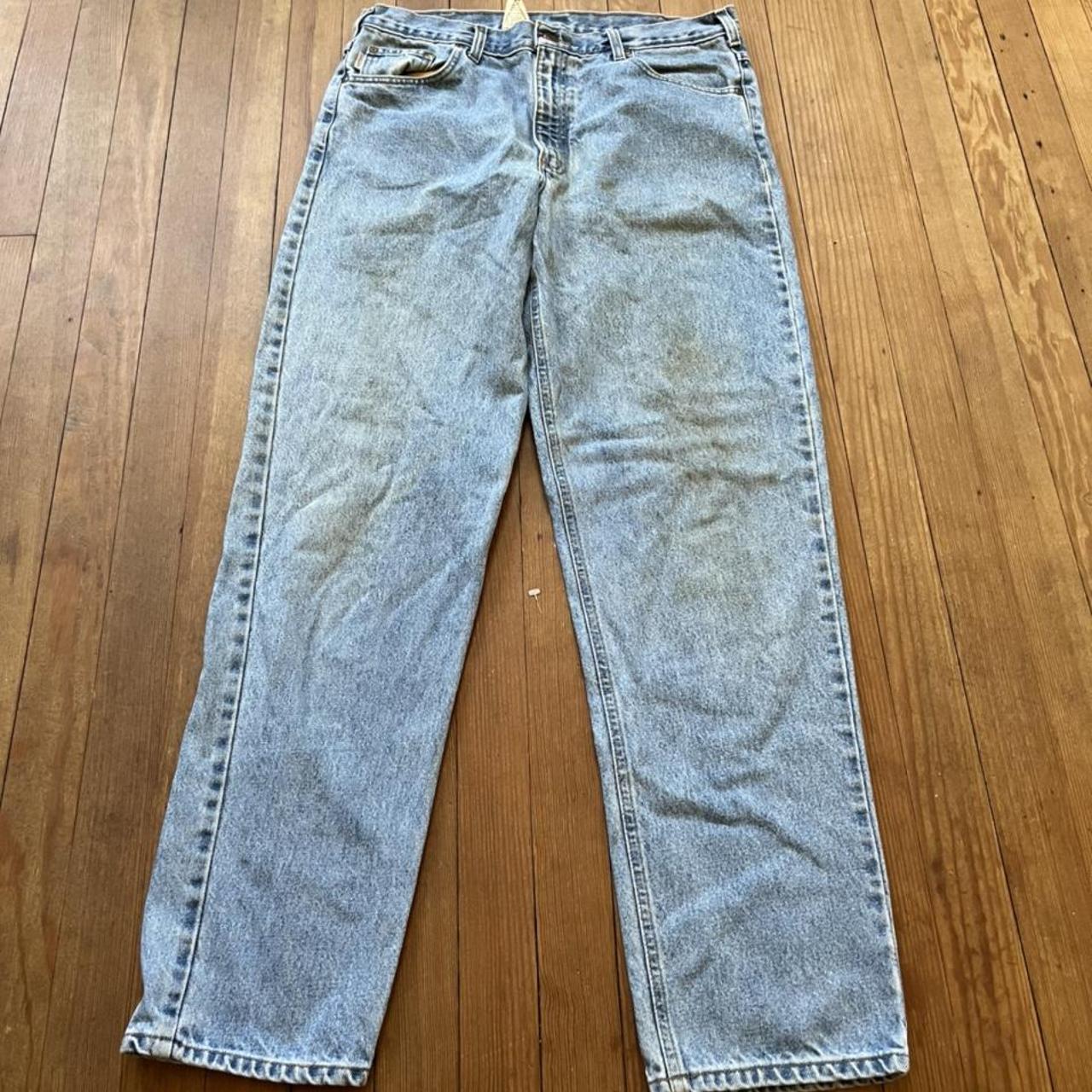 ♻️ Item: Vintage Carhartt jeans denim slightly - Depop