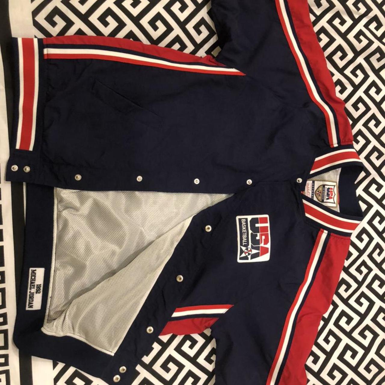 Chicago Bulls Mitchell &Ness NBA warmup - Depop