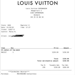 LOUIS VUITTON Louis Vuitton Porto Clé LV Capucine M63080 Charm
