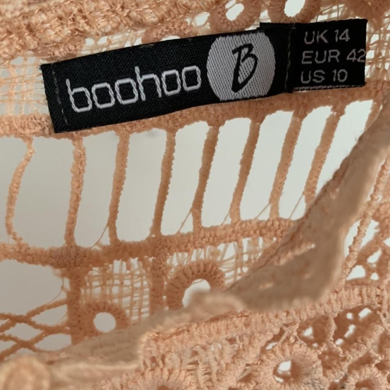 Sleeveless Pastel Pink Broderie Dress. Midi length.... Depop