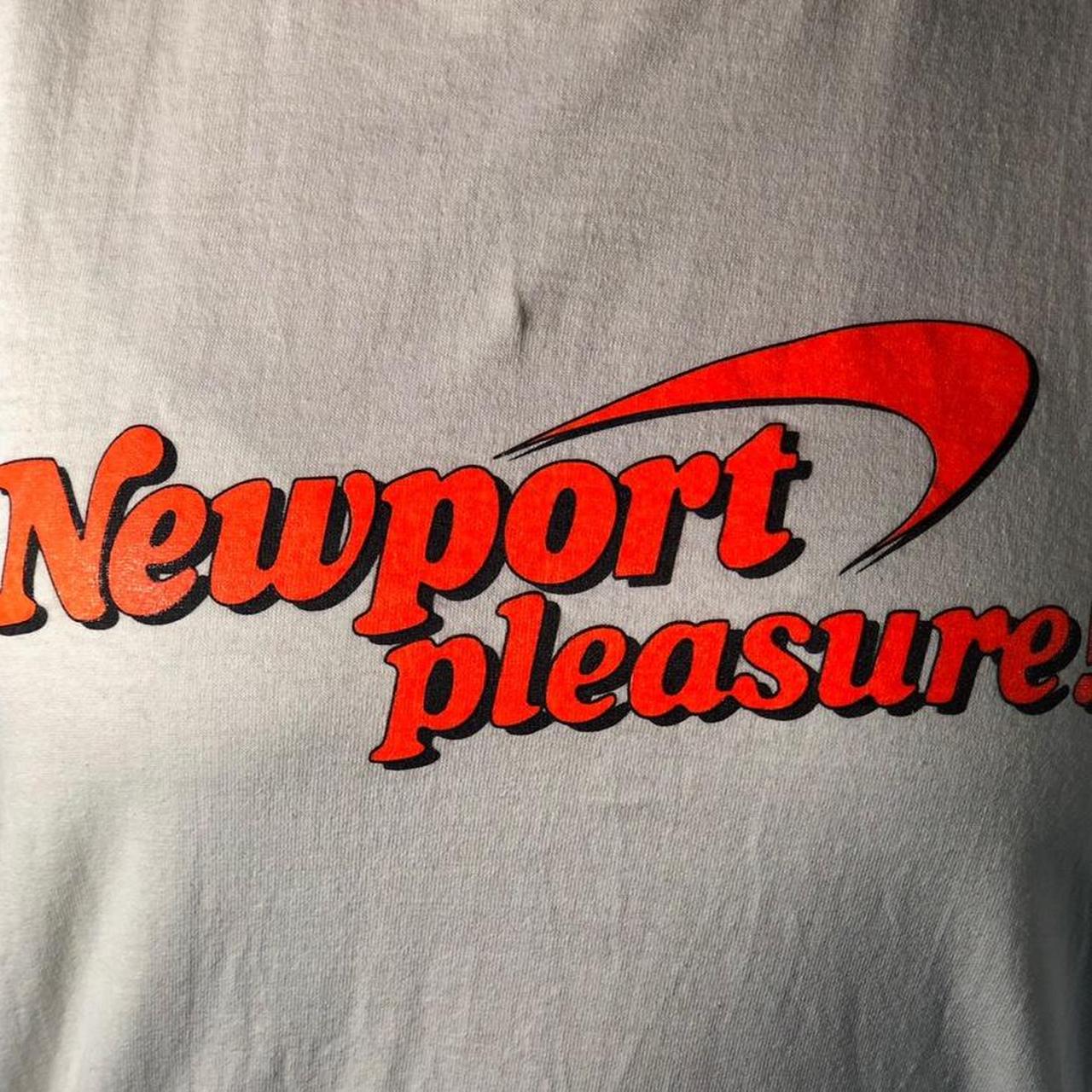 Newport Pleasure T-Shirt The orange on this white... - Depop