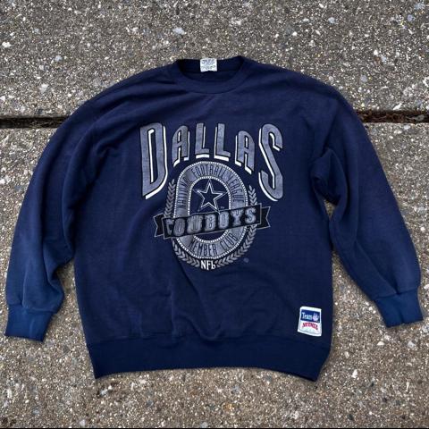 Vintage Nutmeg Dallas Cowboys hoodie in navy. From