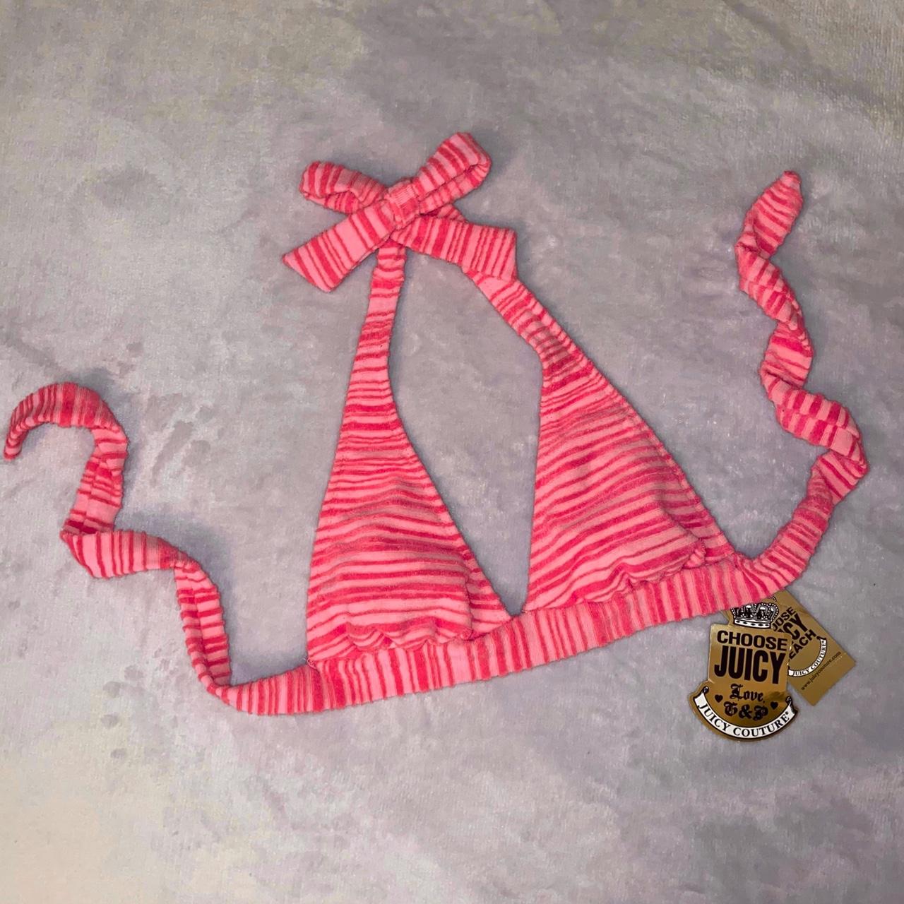 Juicy Couture terry cloth bikini (NWT) hot pink &... Depop