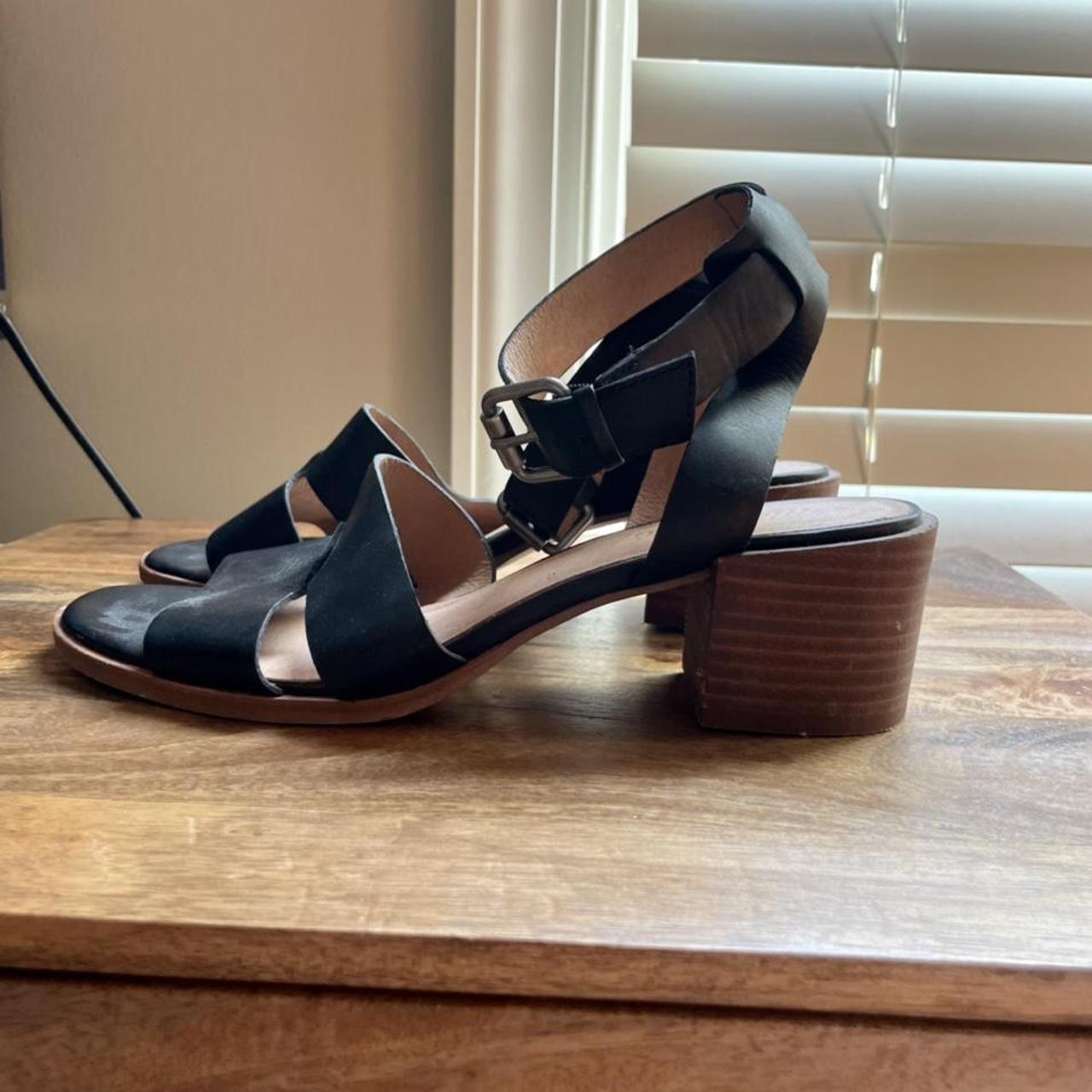 Madewell Women's Black Sandals Depop