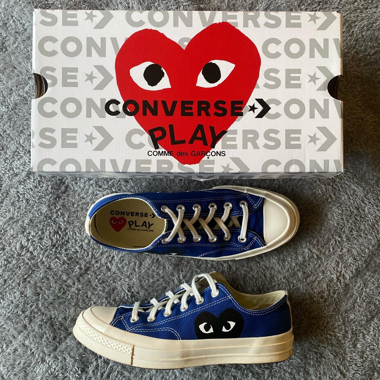 COMME DES GARCONS BLUE QUARTZ LOW 7MENS -... - Depop