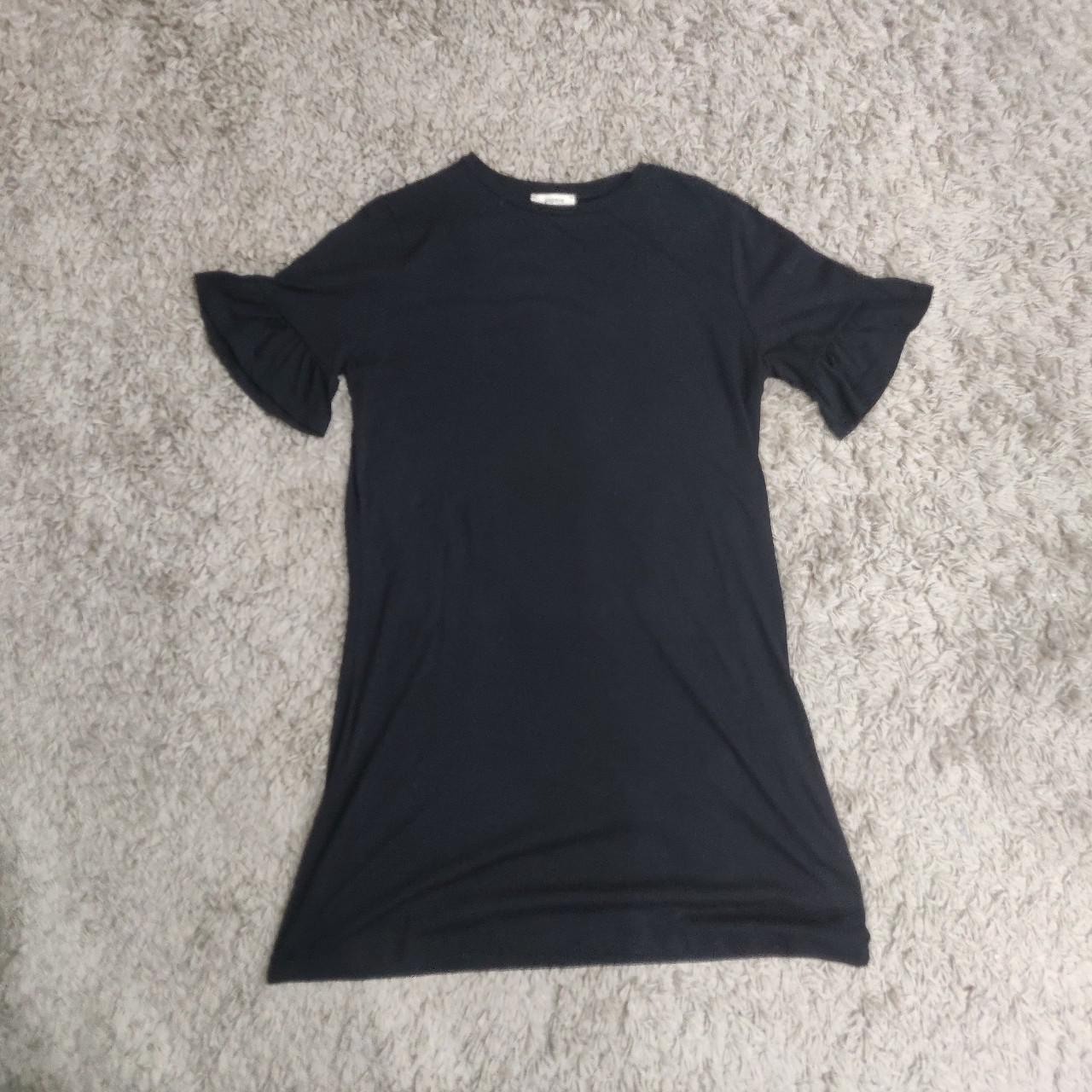 PAPAYA BLACK DRESS WITH FRILL SLEEVES WOMEN SIZE... Depop