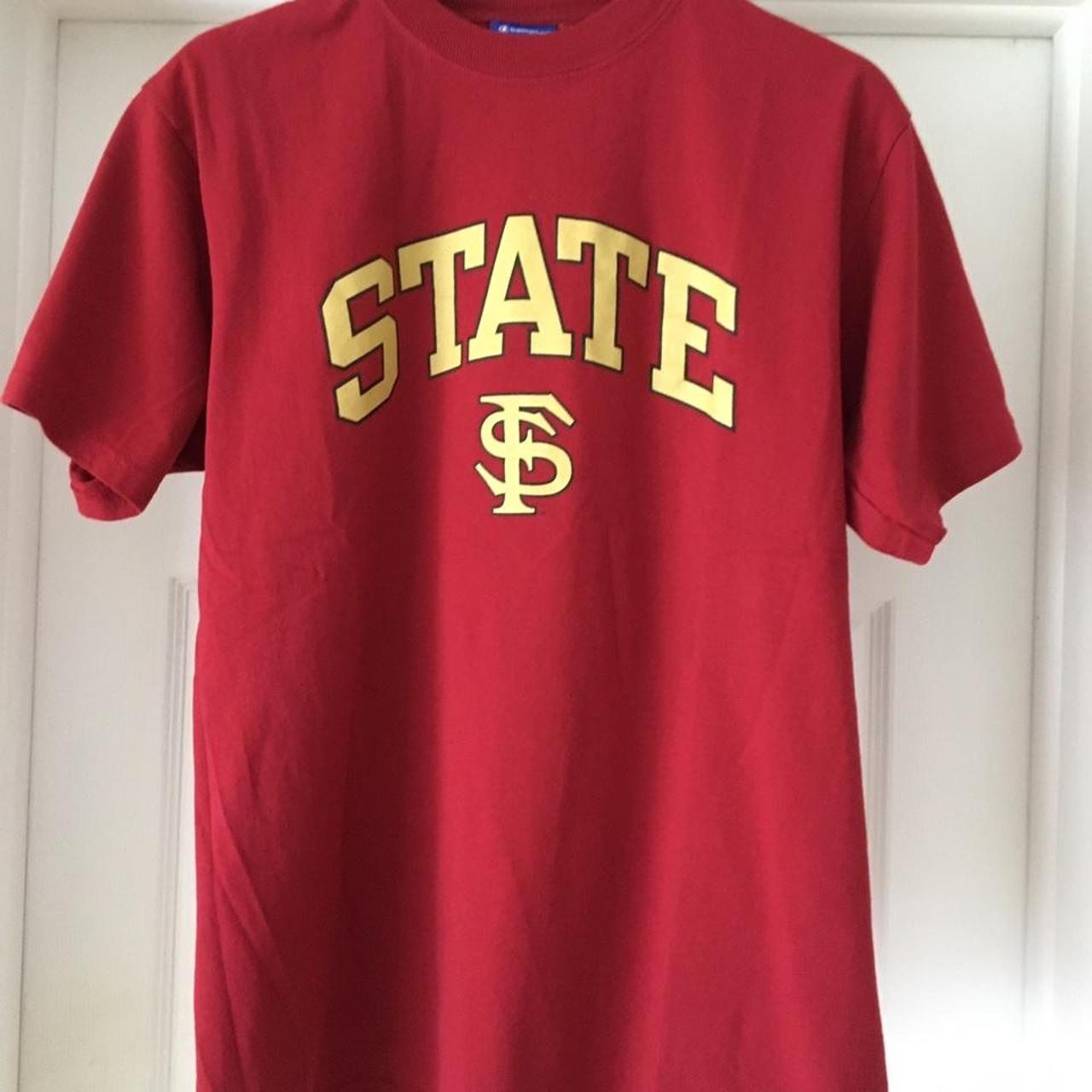 Vintage Champion FSU Tee Size Large Great Condition - Depop