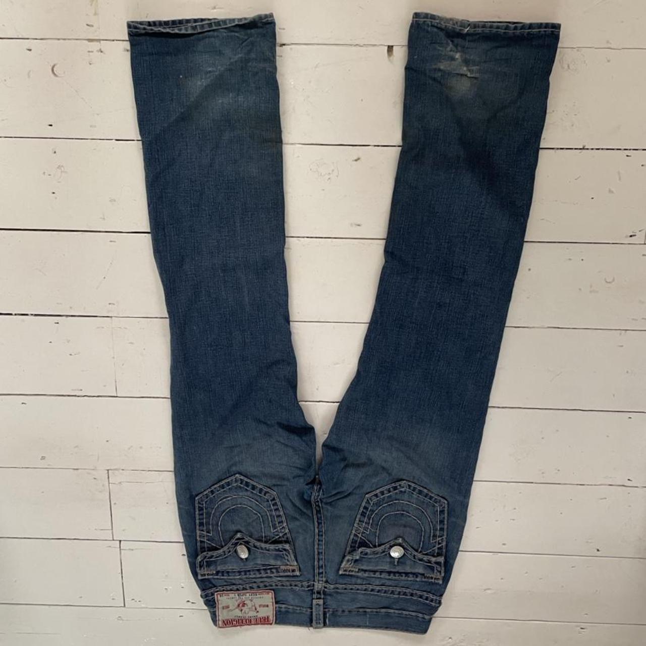 True religion jeans White stitching Size 32 MESSAGE... Depop