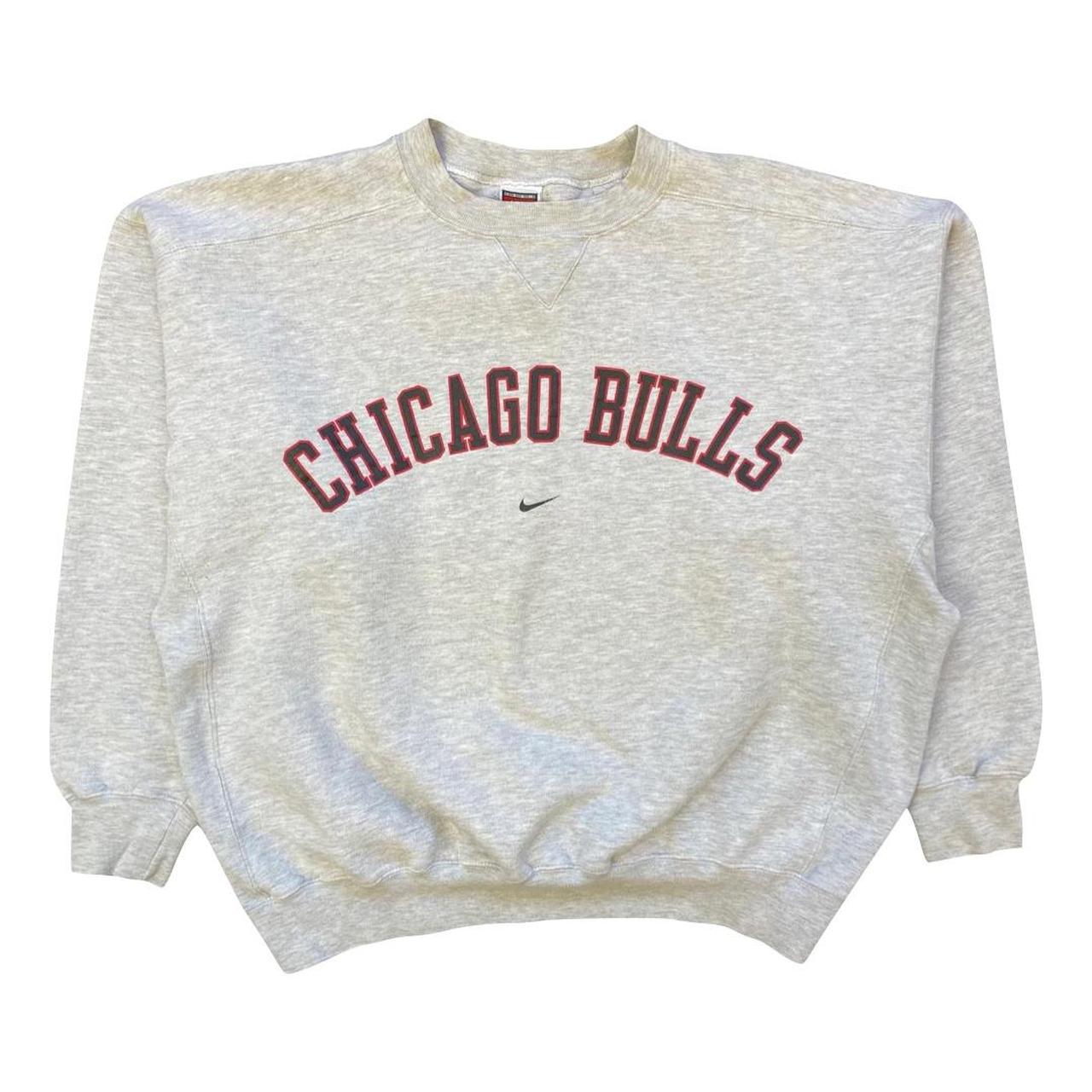 chicago bulls grey nike sweatshirt