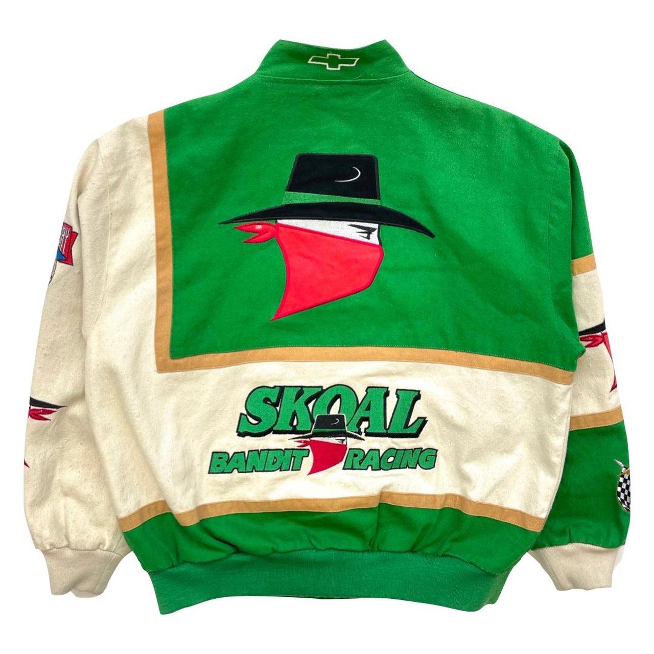 Vintage Skoal NASCAR racing jacket, size medium in... - Depop