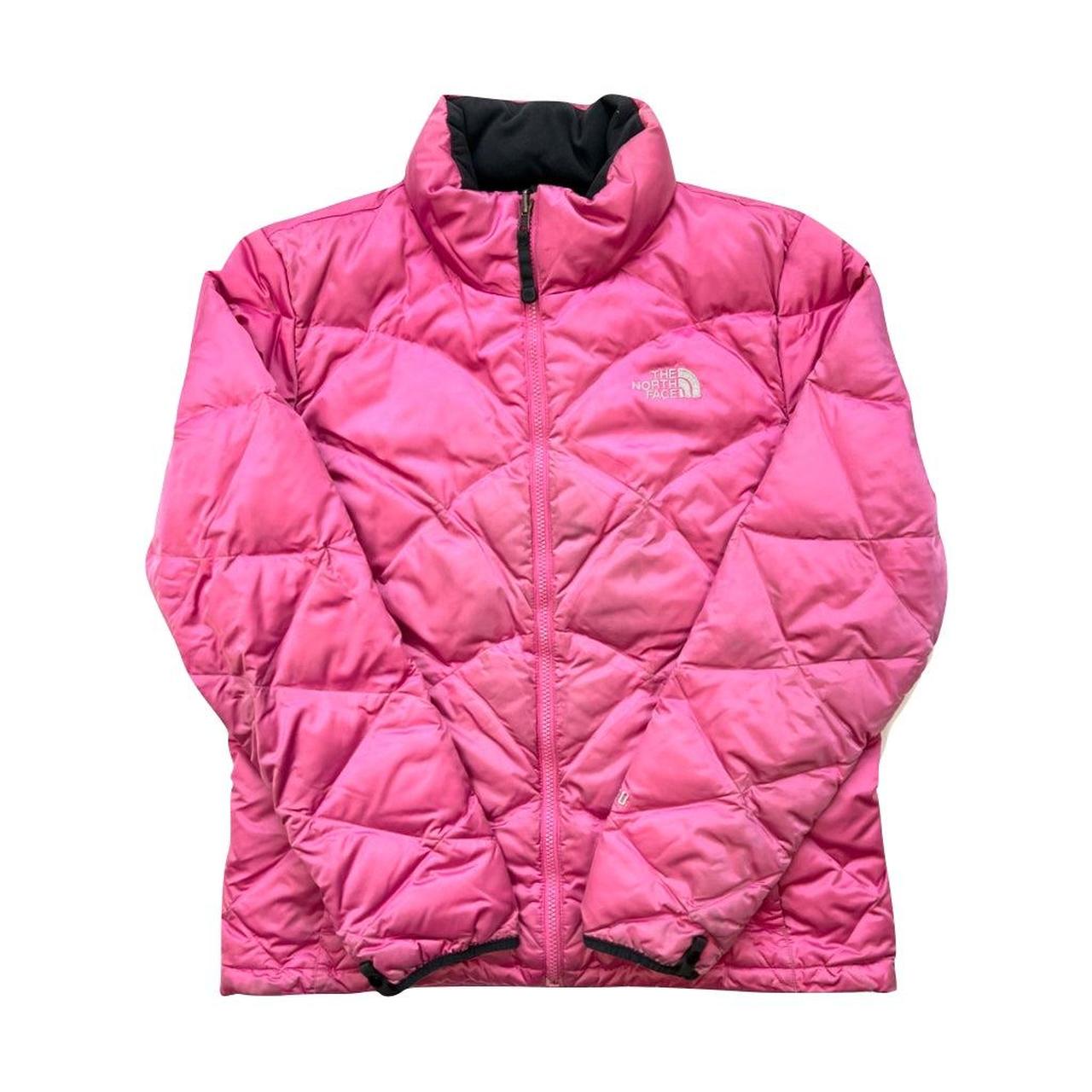 Vintage Womens The North Face retro baby pink... - Depop