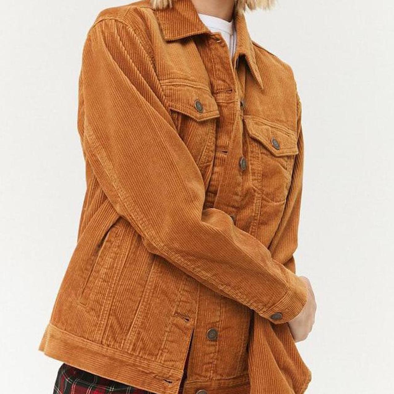 corduroy jacket burnt orange