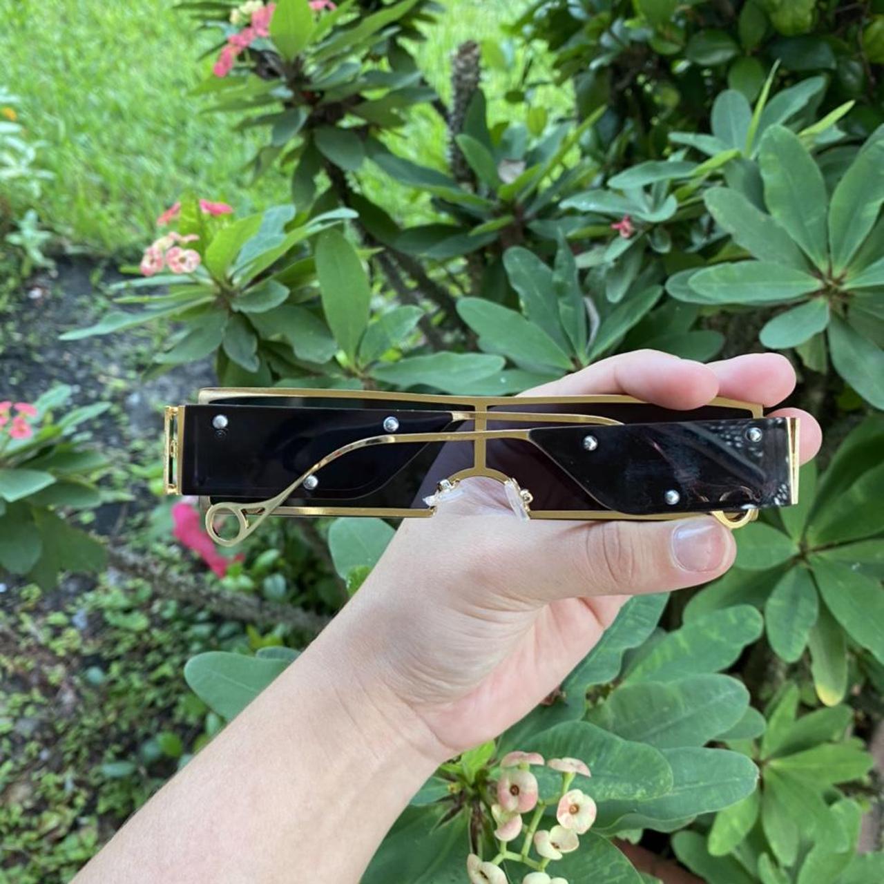 Futuristic Sunglasses 🕶 Similar to the ones Kim... Depop