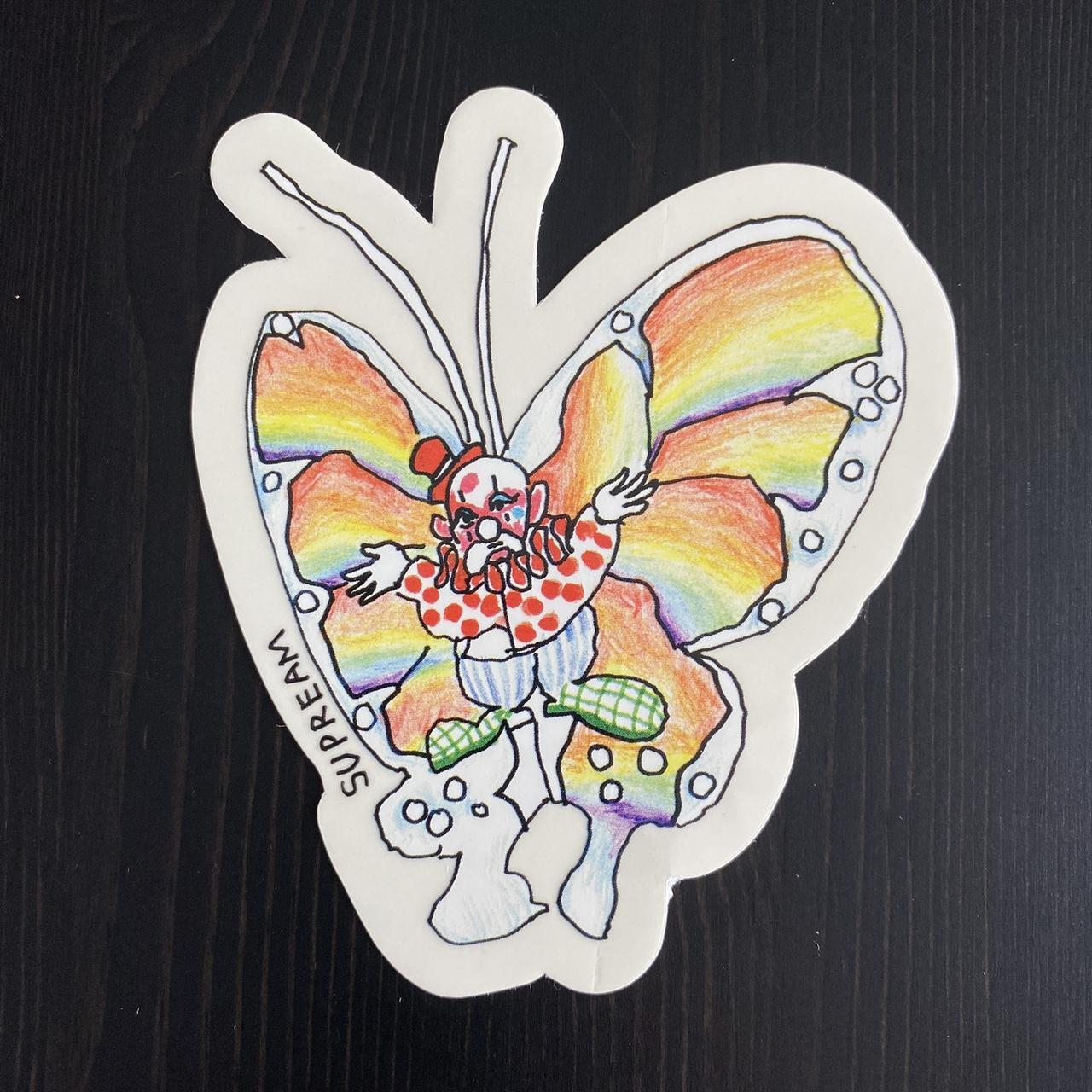 Supreme Butterfly Gonz Sticker SS16 from the Spring Depop