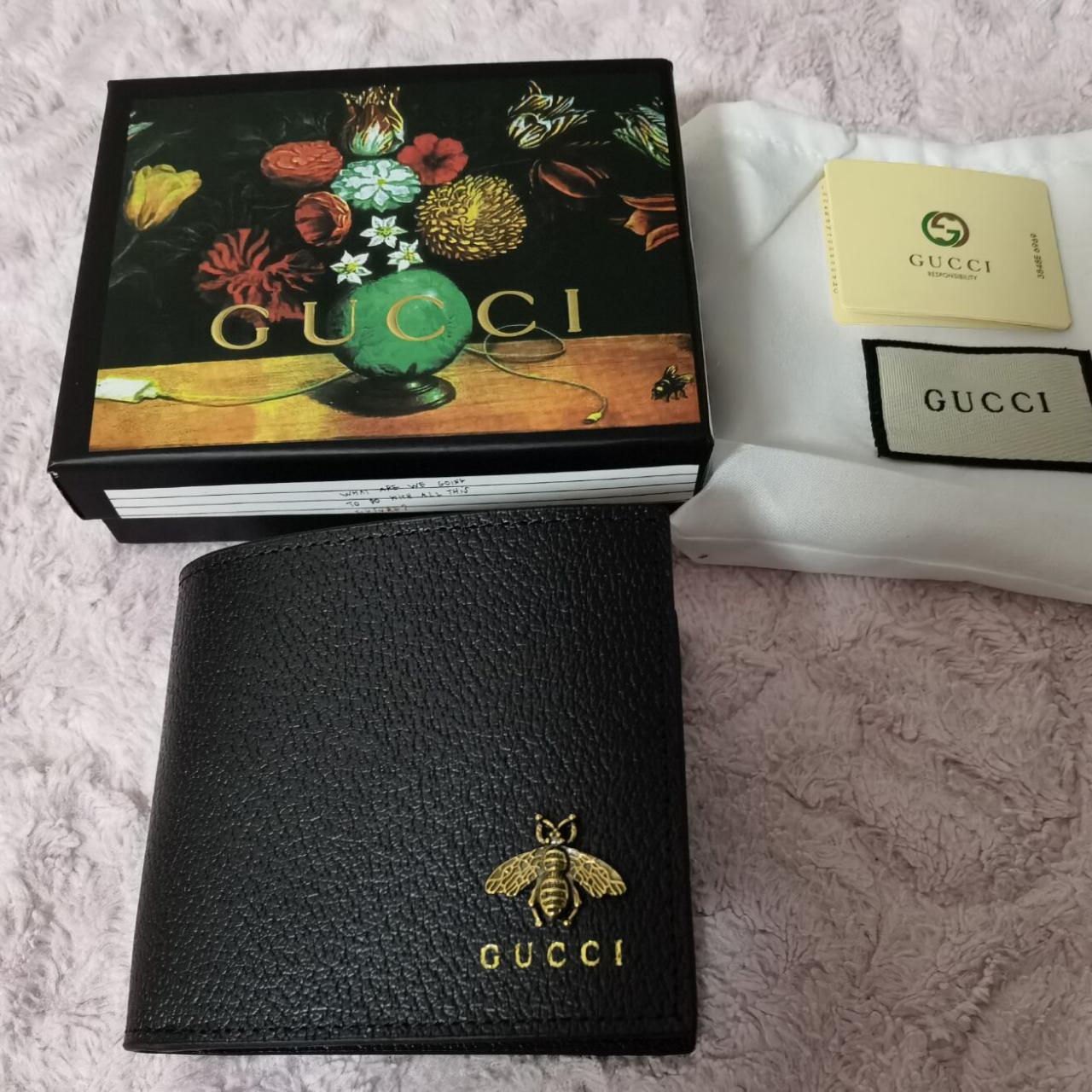 Gucci, Bags, Gucci Mens Bee Wallet