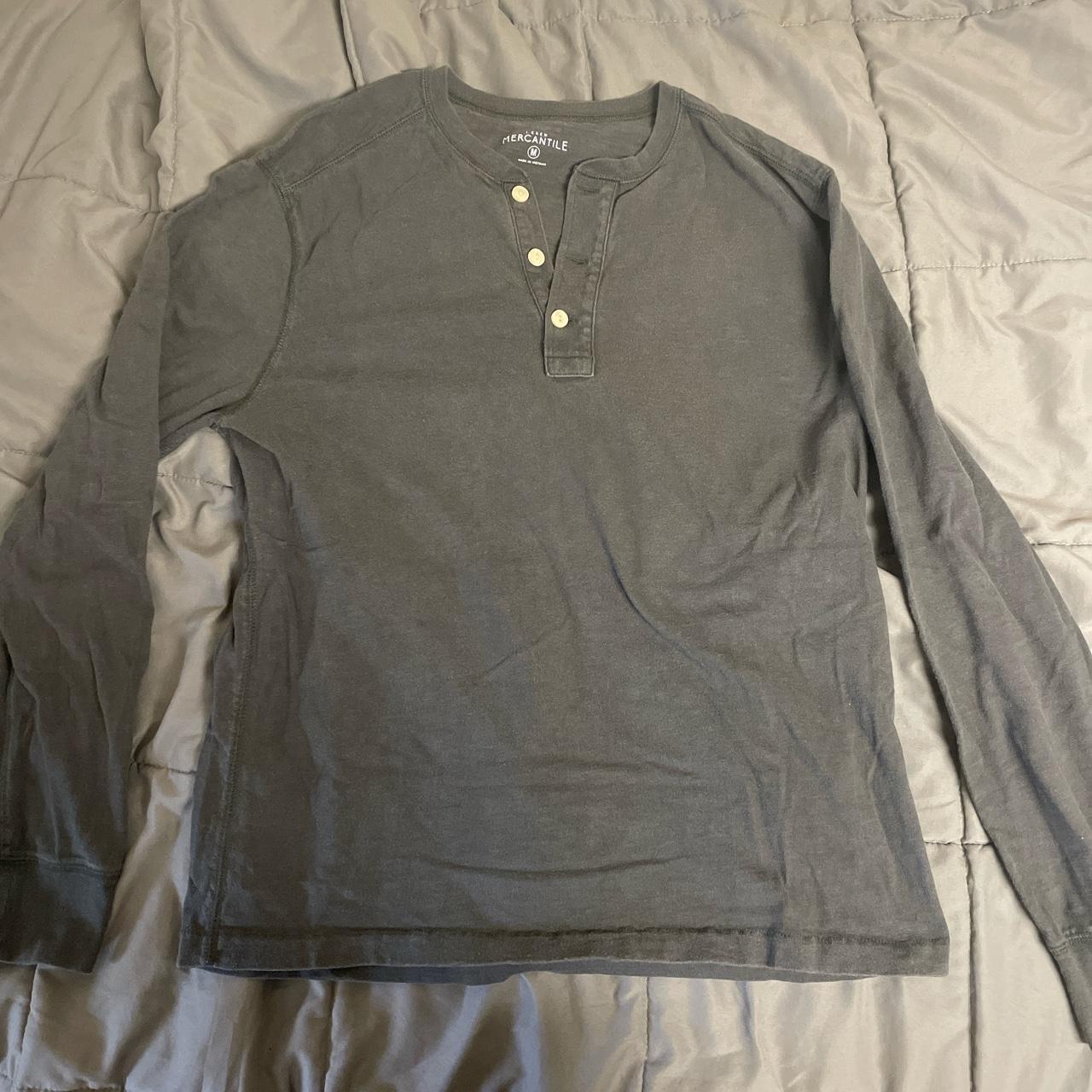 Minimalist Faded Henley🚨 Medium but fits like small Depop