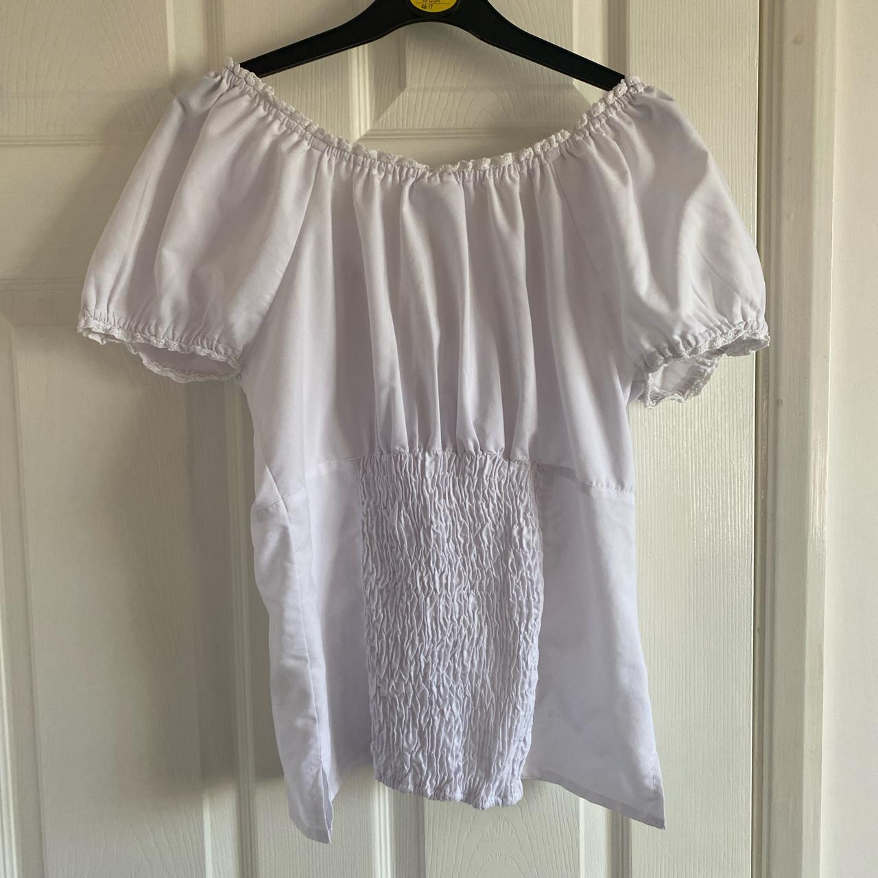 Gorgeous milk maid medieval, cottage core white... - Depop