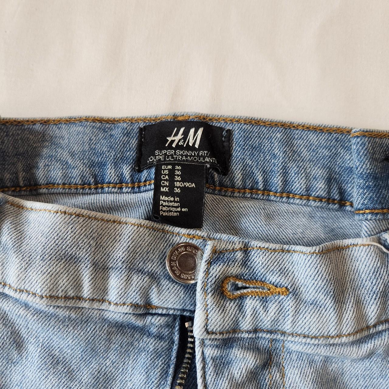 H&M Men's Jean shorts / Supper skinny fit / Size 36... Depop