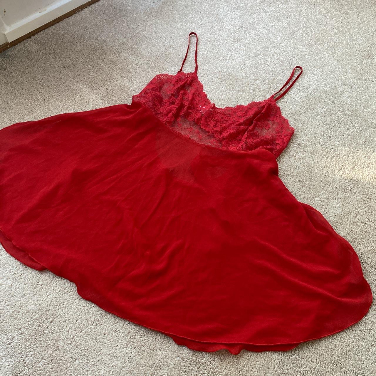 Victoria's Secret Women's Red Nightwear | Depop