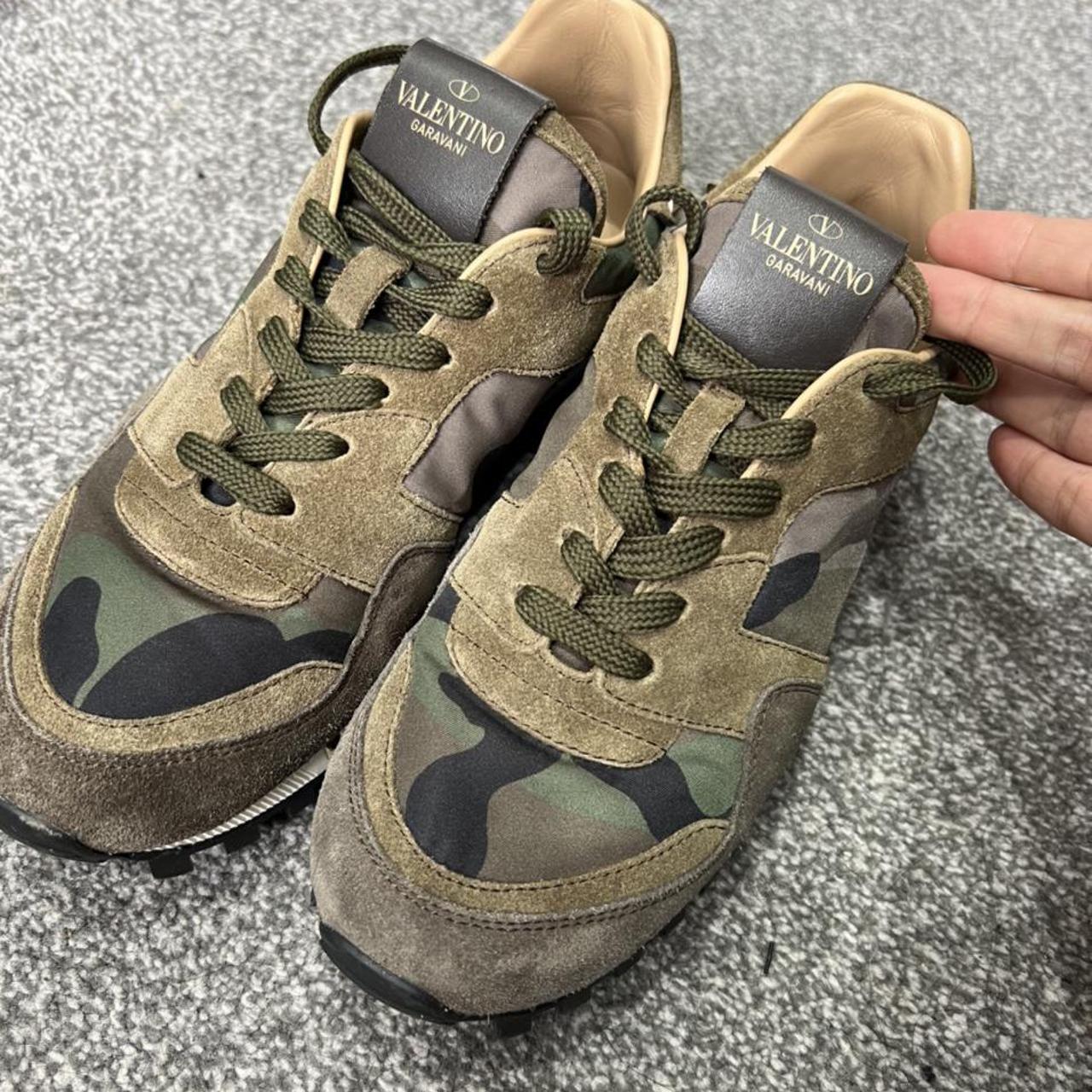 womens camo valentino trainers