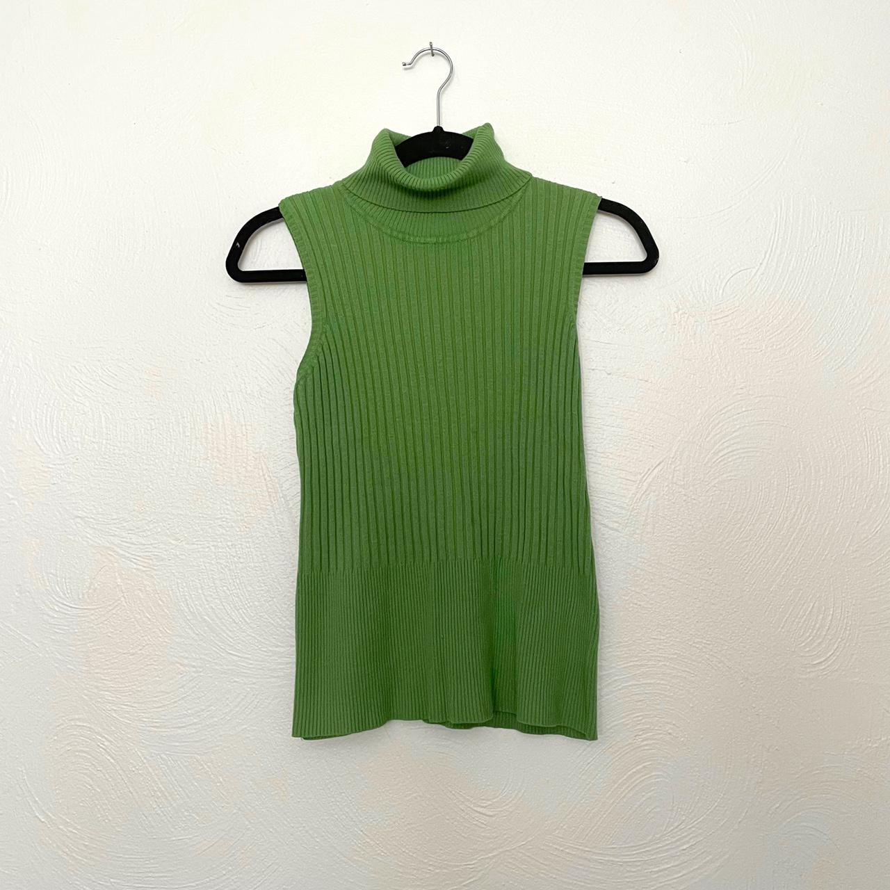 Product Image 2 - Green sleeveless turtleneck!

perfect for layering

sized