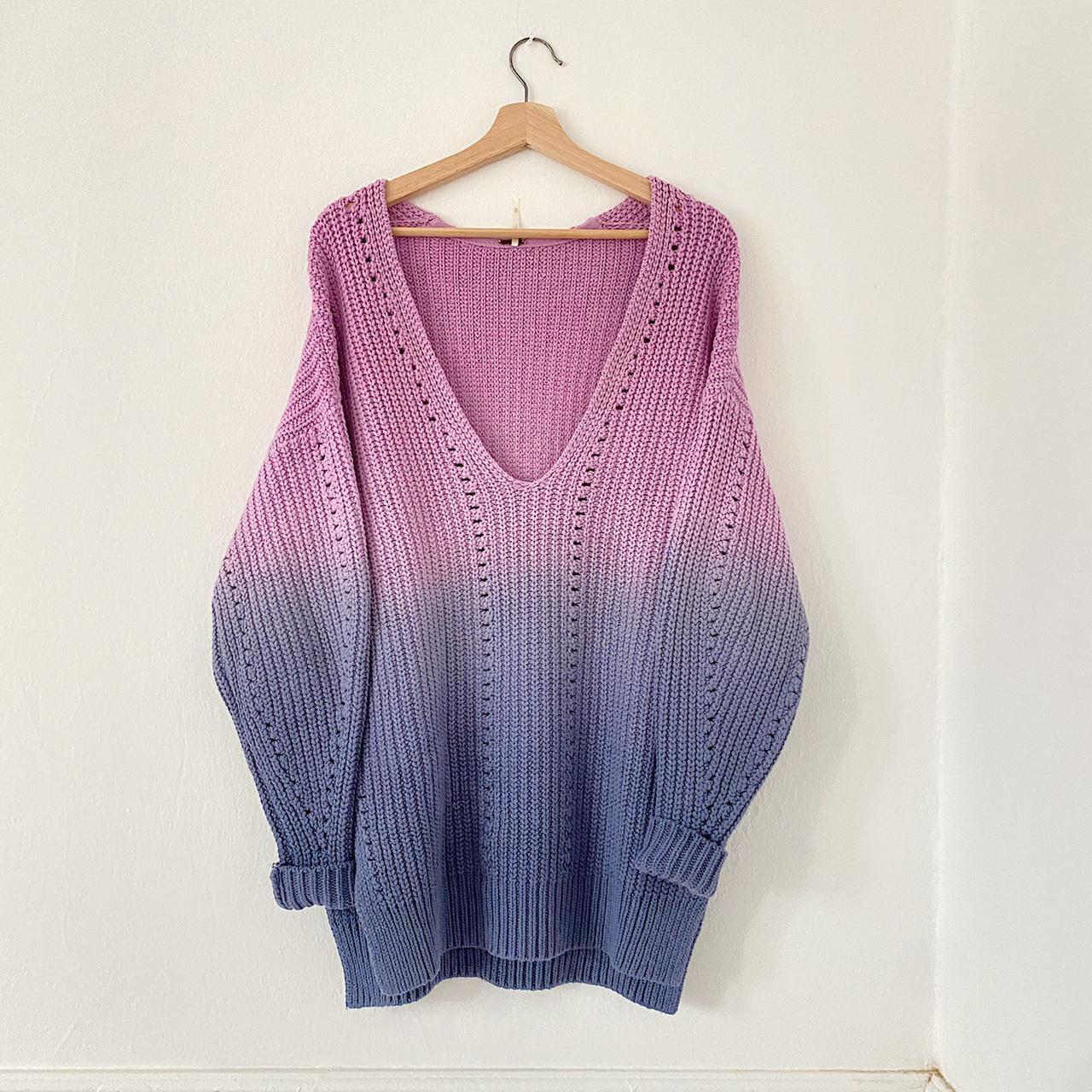 Free people cheap ombre sweater