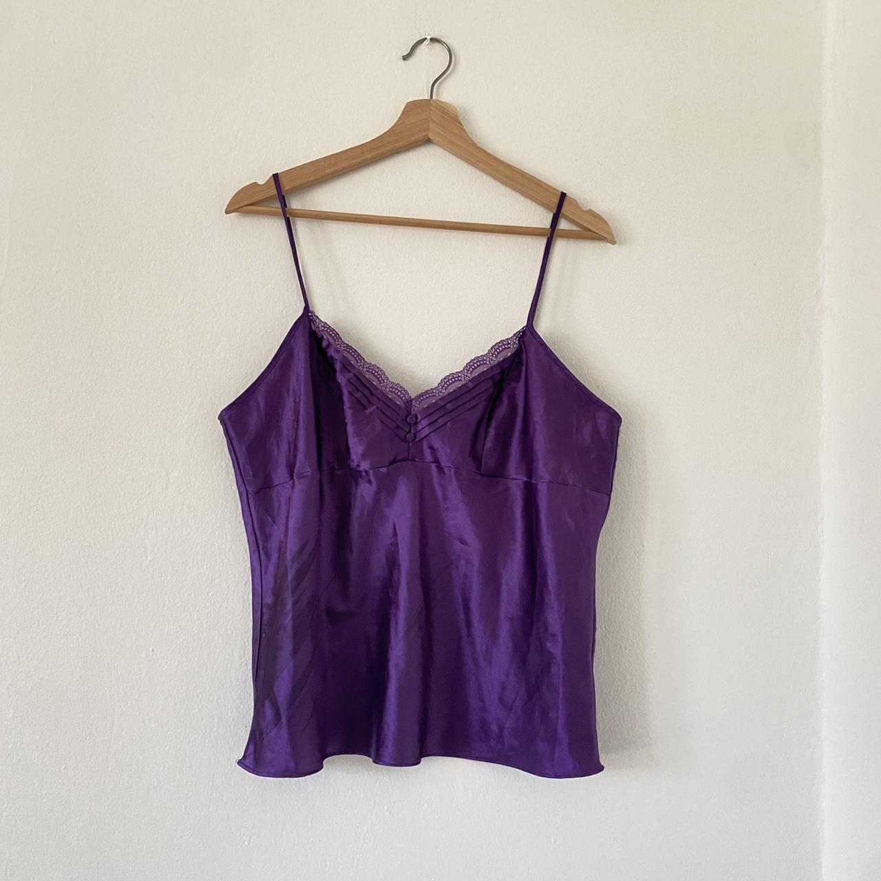 Gorgeous royal purple vintage lingerie cami 💜... - Depop