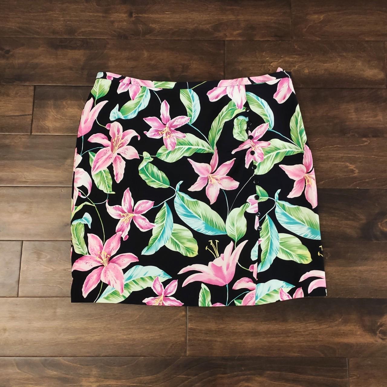 Floral bodycon shop skirt size 18