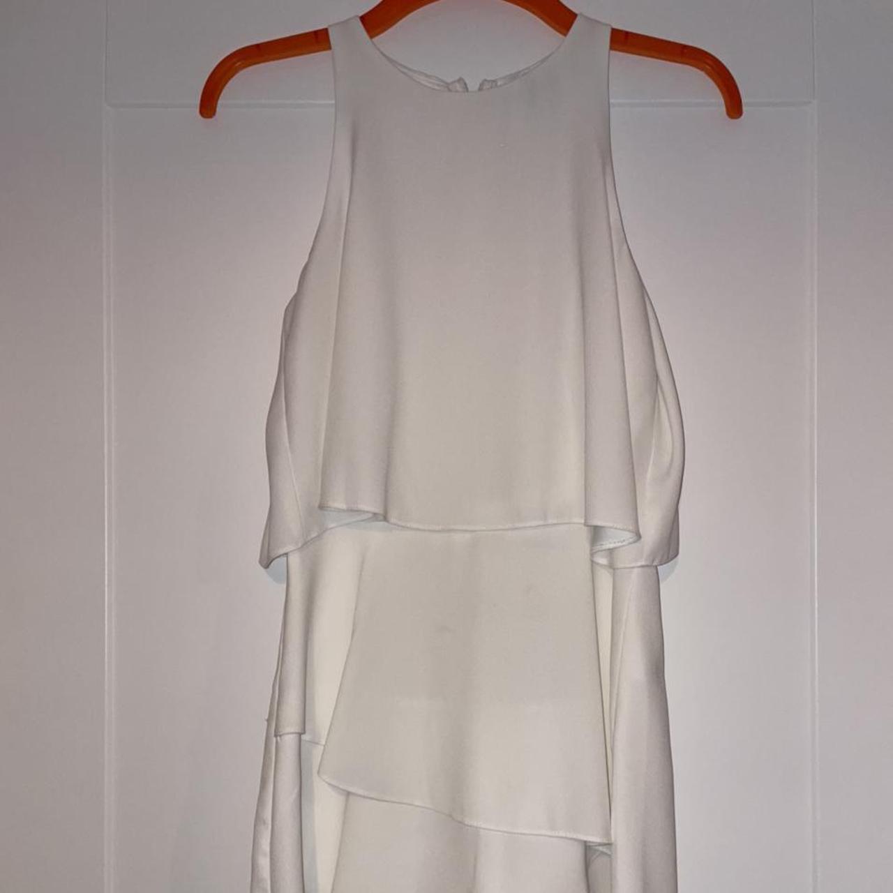 white floaty playsuit