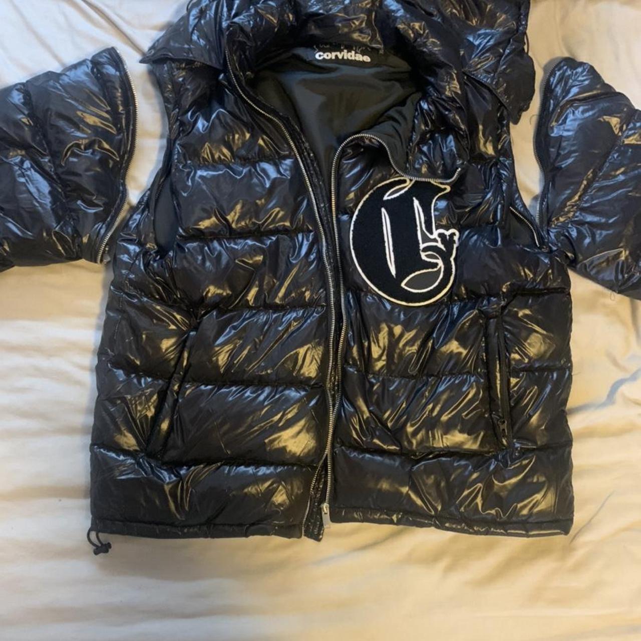 Corvidae Black Puffer Jacket Xl New For More Depop