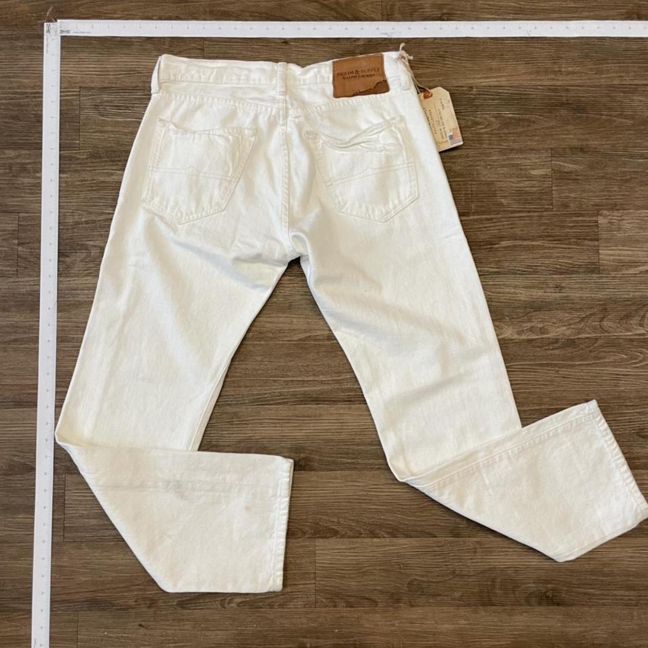 Ralph Lauren Men's White Jeans | Depop